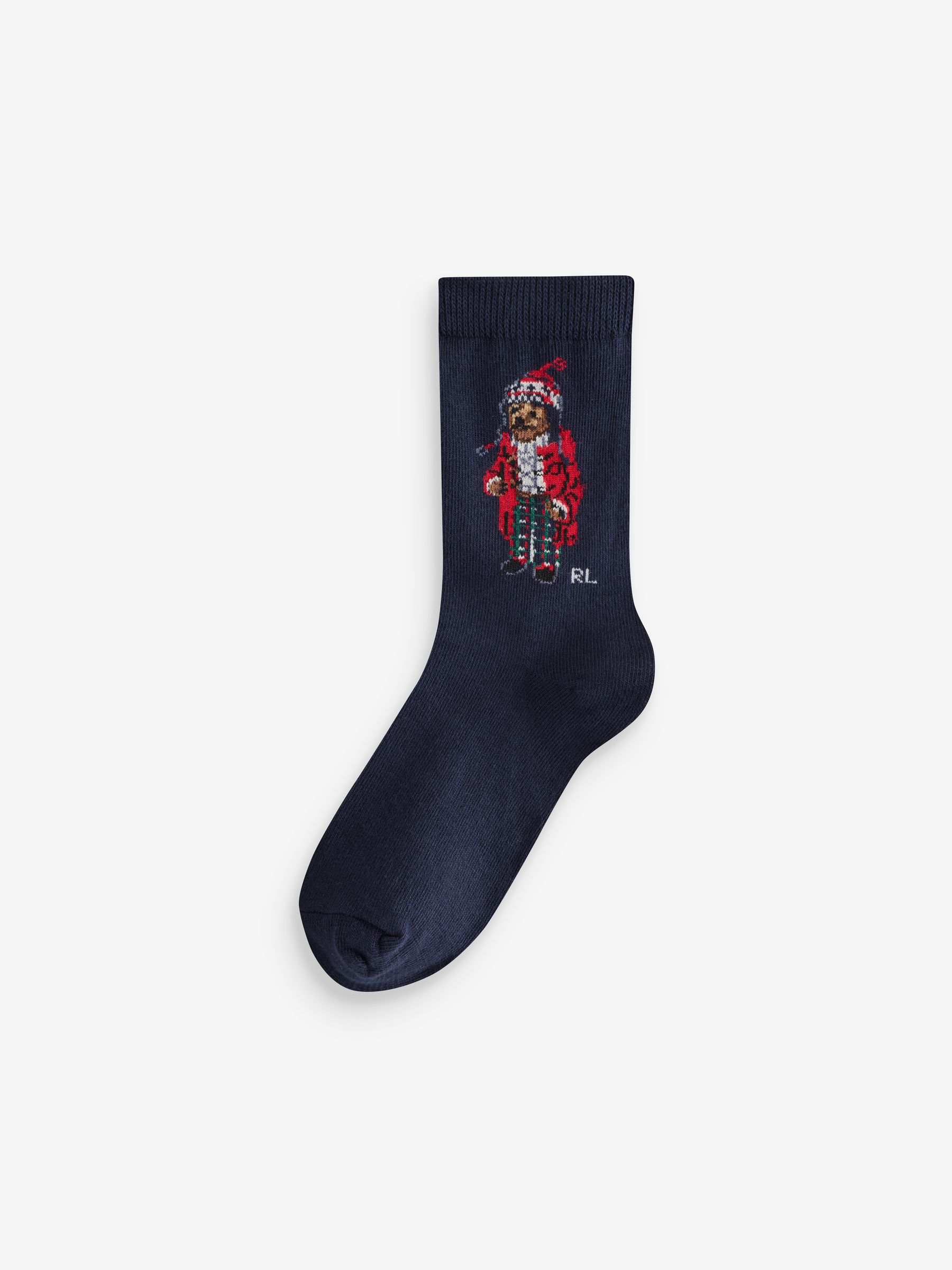 Sat n al Polo Ralph Lauren Erkek cocuk Multi Holiday Bear 100 Pamuk Corap 3 Paket Next Turkey sitesinden