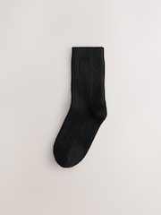 Črna/kremna barva - s fairskim vzorcem Ankle nogavice Vsebuje kašmir 2 komplet - Slika 3 iz 5