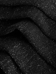 Black Sparkle Heavyweight Ankle Socks 3 Pack - Image 3 of 4