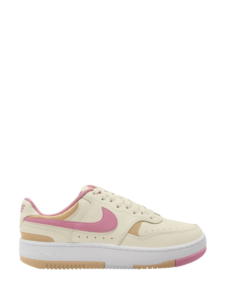 Nike Cream/Pink Gamma Force Trainers - Image 1 of 1