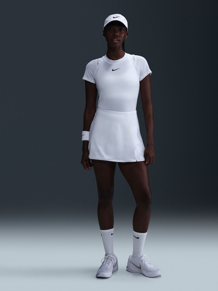 Nike White Victory Dri-FIT Mid Rise Skirt - Image 1 of 7