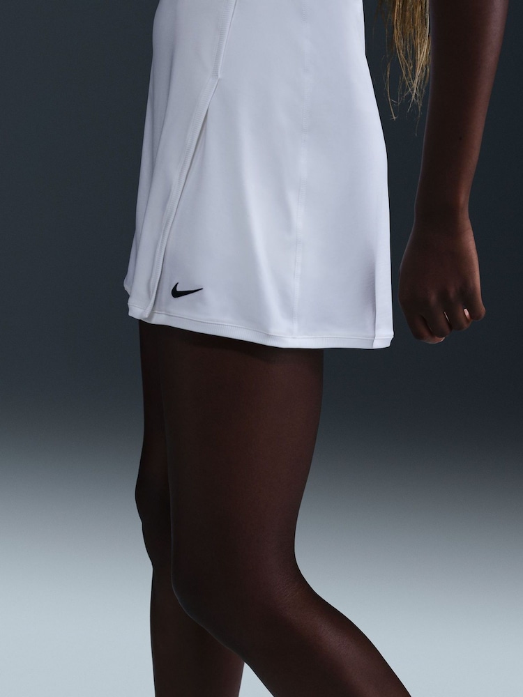 Blanc - Jupe Nike Victory Dri-FIT taille mi-haute - Image 6 of 7