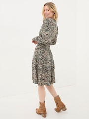 FatFace Amba Cream Wild Paisley Jersey Dress - Image 2 of 6