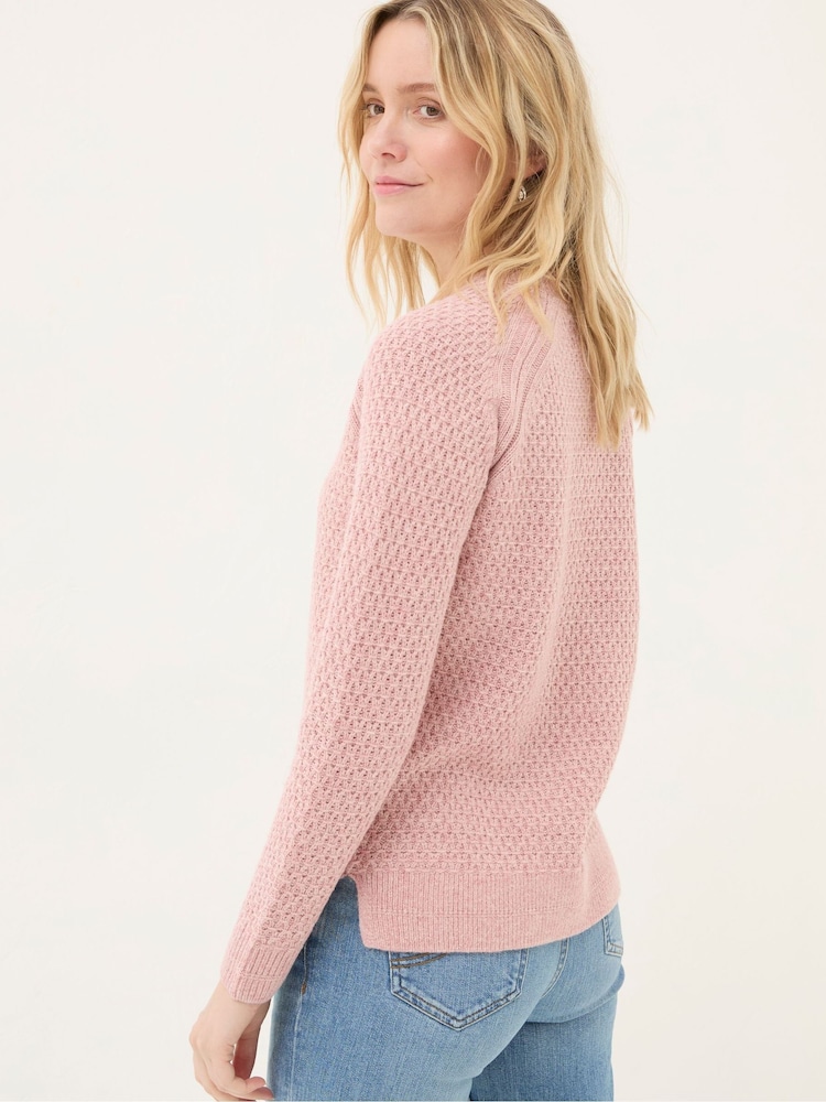 FatFace Ella Pink Jumper - Image 2 of 5 FatFace Ella Pink Jumper - Image 2 of 5
