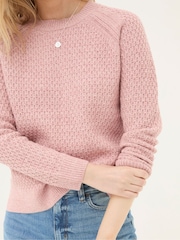 FatFace Ella Pink Jumper - Image 4 of 5
