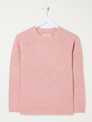 FatFace Ella Pink Jumper - Image 5 of 5