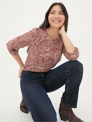FatFace Penny Dusky Pink Top - Image 3 of 5