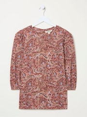 FatFace Penny Dusky Pink Top - Image 5 of 5