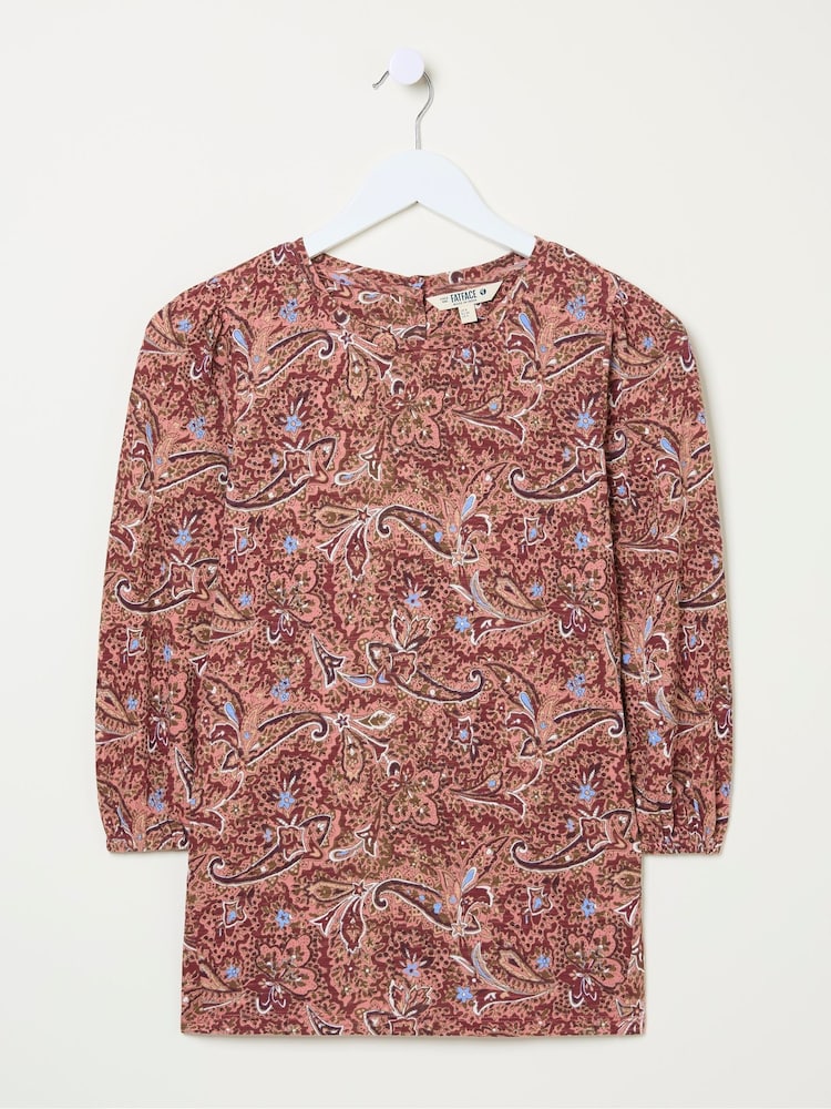 FatFace Penny Dusky Pink Top - Image 5 of 5