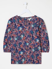 FatFace Penny Blue Top - Image 5 of 5