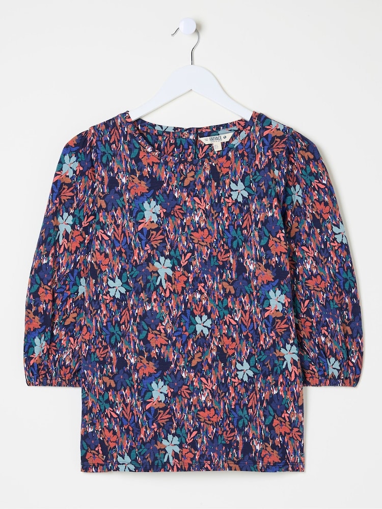 FatFace Penny Blue Top - Image 5 of 5