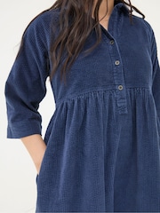 FatFace Sara Blue Bubble Cord Dress - Image 5 of 6