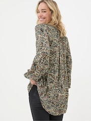 FatFace Faye Ivory Wild Paisley Tunic - Image 2 of 5