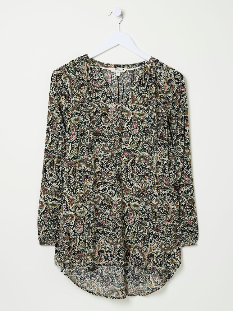 FatFace Faye Ivory Wild Paisley Tunic - Image 5 of 5