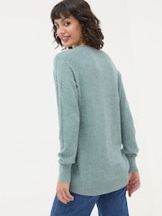 FatFace Arrabella Duck Egg Blue Jumper - Image 2 of 5