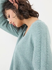 FatFace Arrabella Duck Egg Blue Jumper - Image 4 of 5