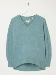 FatFace Arrabella Duck Egg Blue Jumper - Image 5 of 5