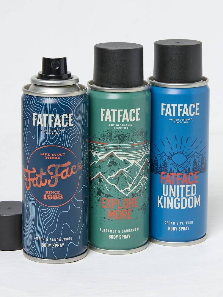 FatFace Body Spray Trio Blue Gift Set - Image 2 of 2