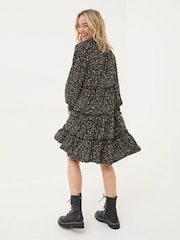 FatFace Ivana Black Ditsy Marks Dress - Image 2 of 6