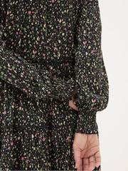 FatFace Ivana Black Ditsy Marks Dress - Image 5 of 6