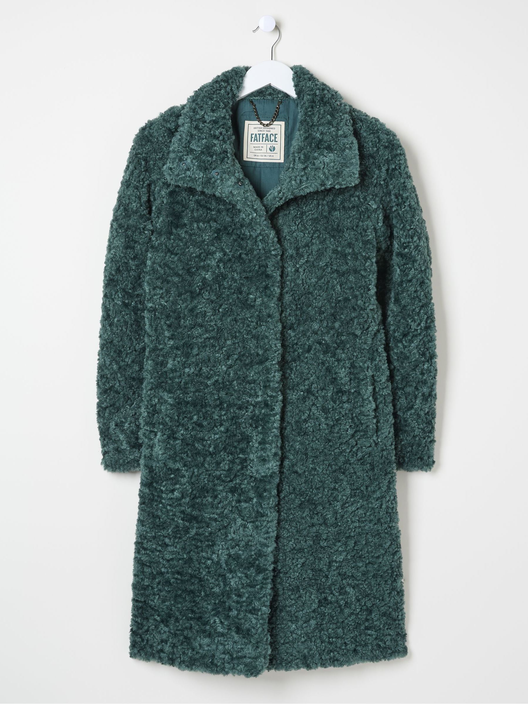 Olive green teddy coat cheap