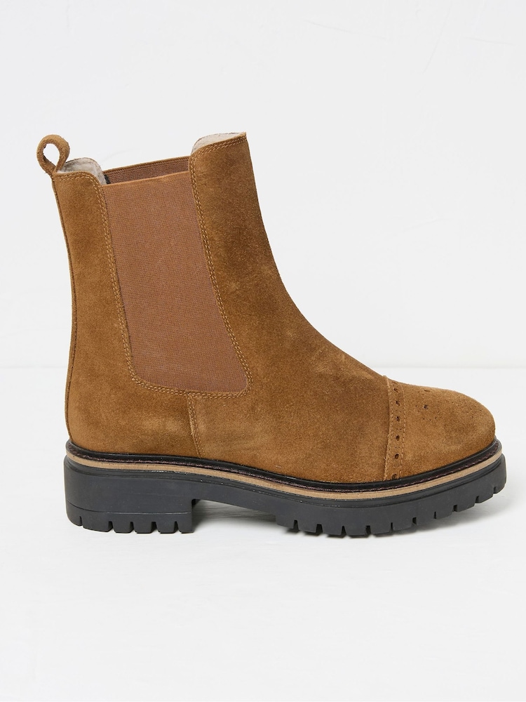 FatFace Essie Brown Chelsea Boots - Image 2 of 4