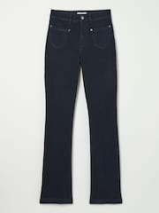 FatFace Fly Denim Dark Blue Flare Jeans - Image 6 of 6