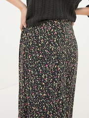 FatFace Arabella Black Ditsy Midi Skirt - Image 4 of 5