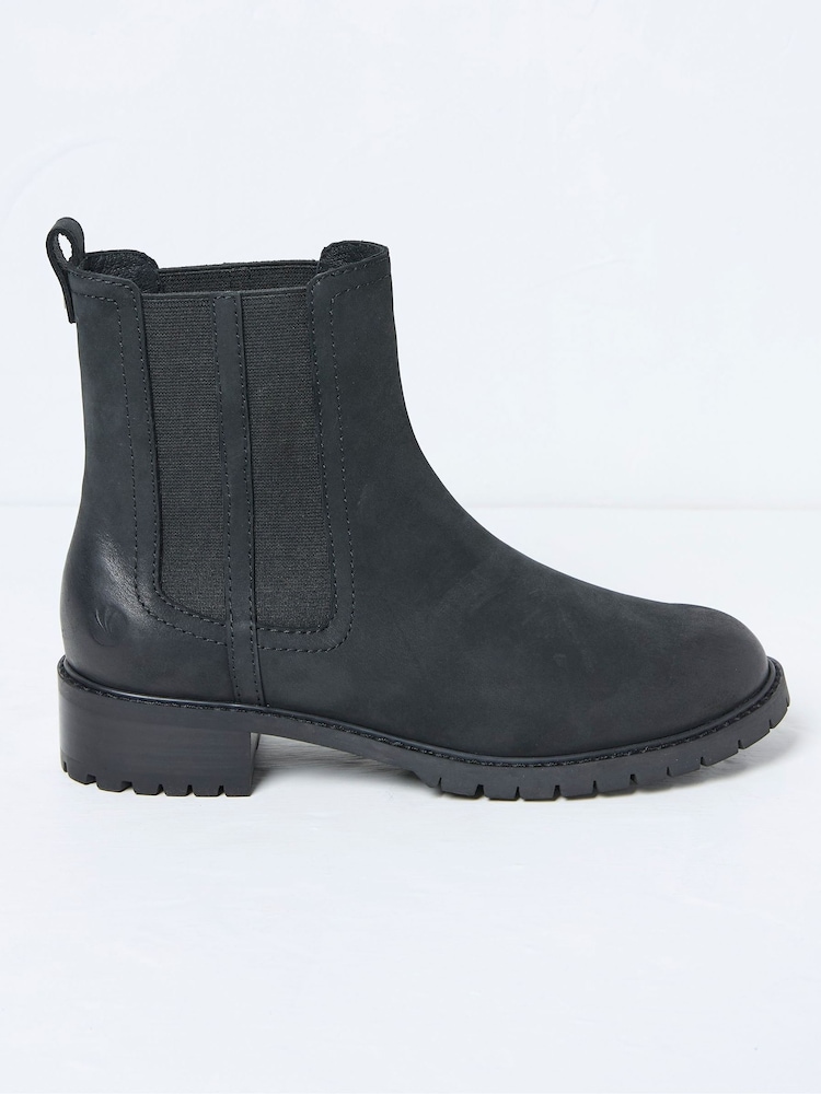 FatFace Everly Black Chelsea Boots - Image 1 of 3