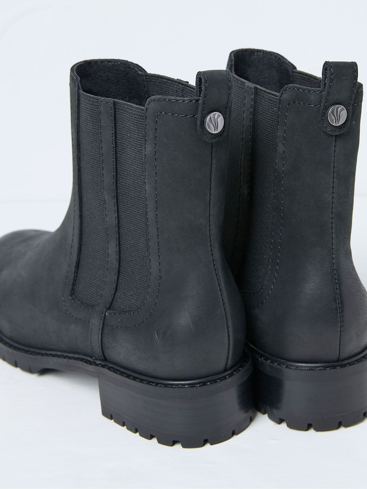 FatFace Everly Black Chelsea Boots - Image 3 of 3