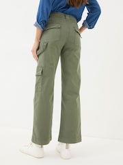 FatFace Leigh Green Carpenter Trousers - Image 2 of 6