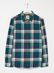 FatFace Green Long Sleeve Blake Check Shirt - Image 5 of 5