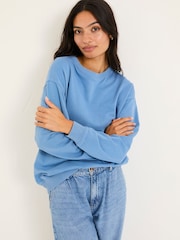 Blau/Kobalt - FatFace Crew Sweatshirt - Bild 5 von 9