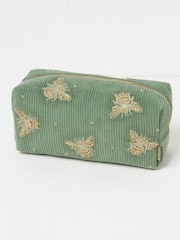 FatFace Green Bee Cosmetic Bag - Image 1 of 2