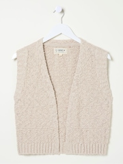 FatFace Talia Natural Pattern Waistcoat - Image 6 of 6