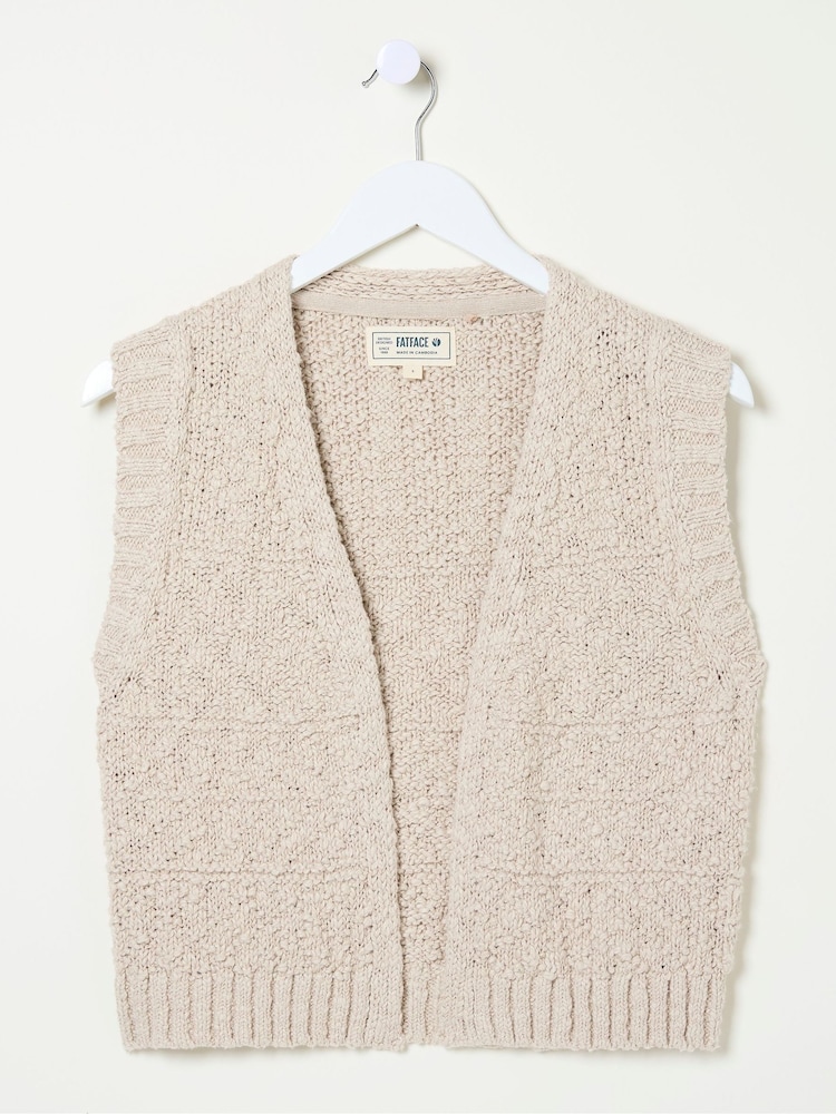FatFace Talia Natural Pattern Waistcoat - Image 6 of 6 FatFace Talia Natural Pattern Waistcoat - Image 6 of 6
