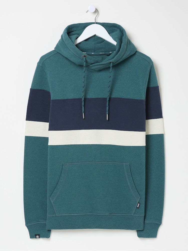 FatFace Brooke Green Overhead Hoodie - Image 5 of 5