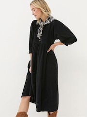 FatFace Ceil Black Check Dress - Image 4 of 6