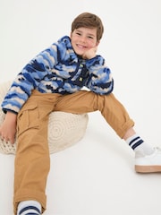 FatFace Blue Camo Zip Through Fleece - Image 3 of 5