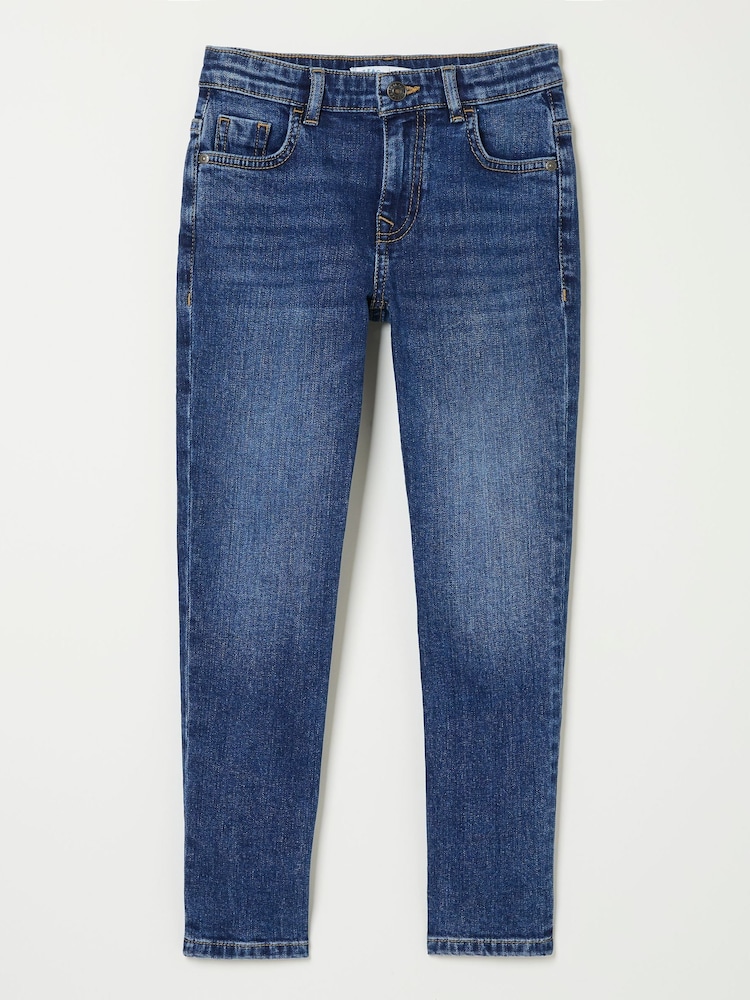 FatFace Seth Mid Wash Blue Slim Jeans - Image 1 of 1