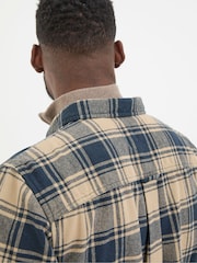 FatFace Blake Blue Buffalo Check Shirt - Image 4 of 6