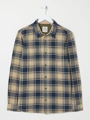 FatFace Blake Blue Buffalo Check Shirt - Image 6 of 6