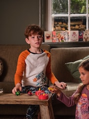FatFace Blue Ice Dragon Pyjama Set - Image 1 of 5