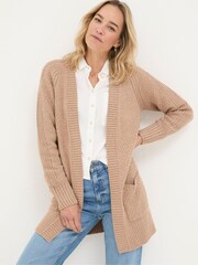 FatFace Hannah Natural Cardigan - Image 1 of 5