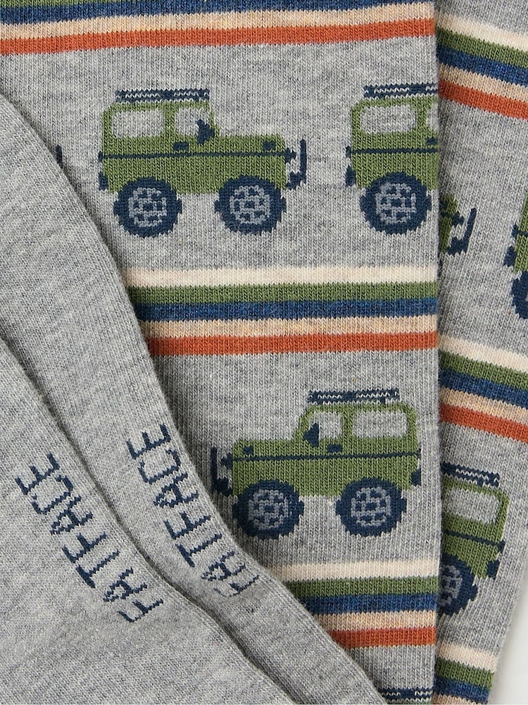 FatFace Grey Off Roader Men's Socks 1 Pack - Image 2 of 2