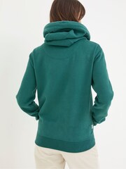 FatFace Izzy Green Overhead Hoodie - Image 2 of 6