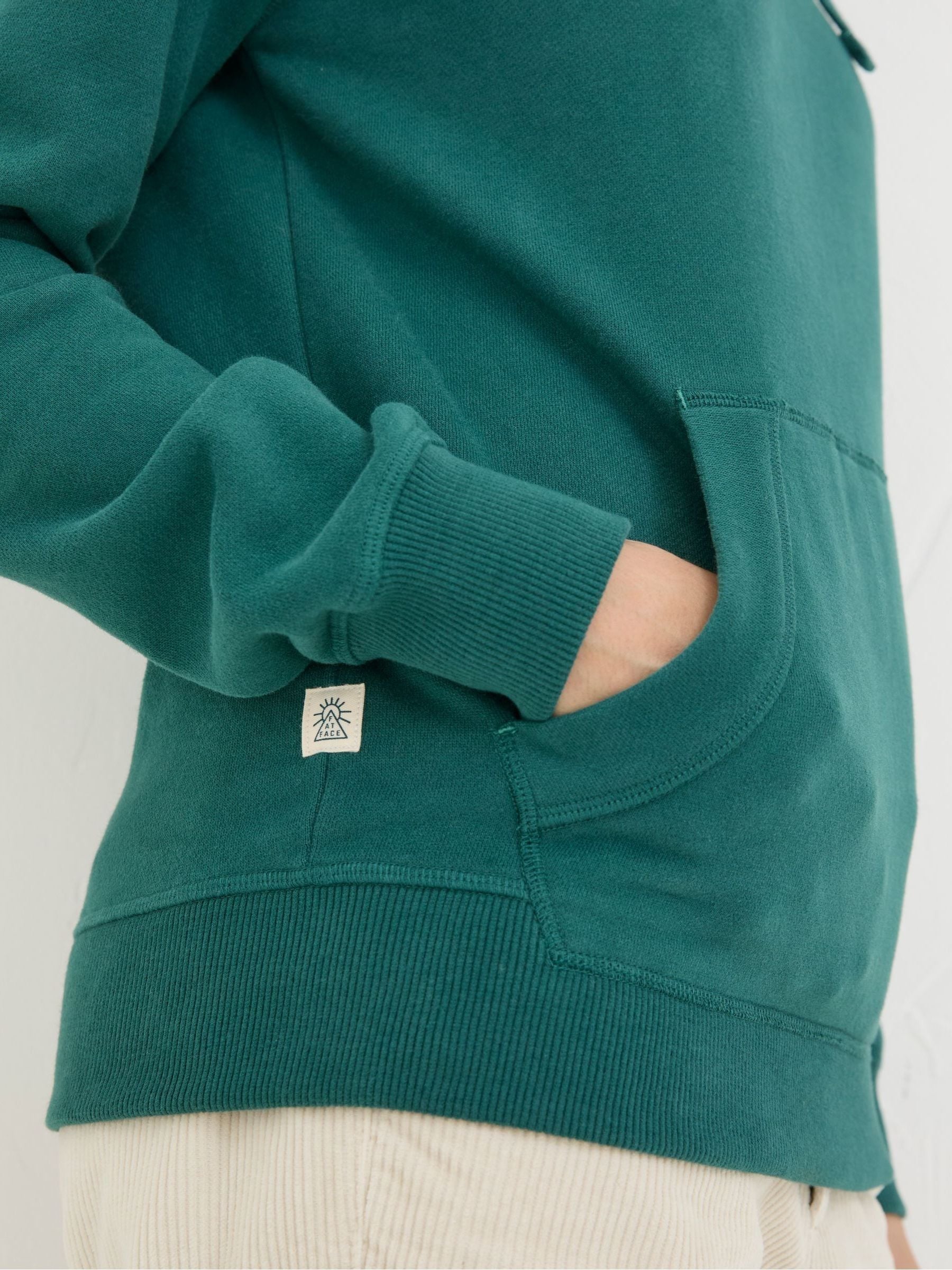 Buy FatFace Izzy Green Overhead Hoodie from the Next UK online shop