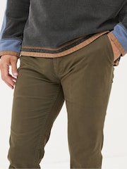 FatFace Dark Green Slim Heyshott Chinos - Image 5 of 6