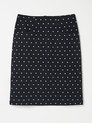 FatFace Jennie Black Metallic Spot Skirt - Image 5 of 5
