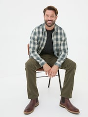 FatFace Green Modern Coastal Chinos - Image 1 of 5